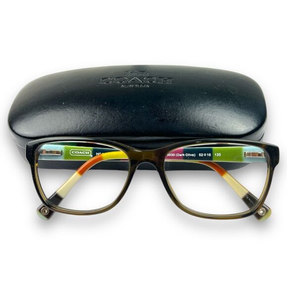 Coach Accessories - Coach Dark Olive Julayne HC6013 Prescription Eyeglass Frames 52-16-135 w/Case